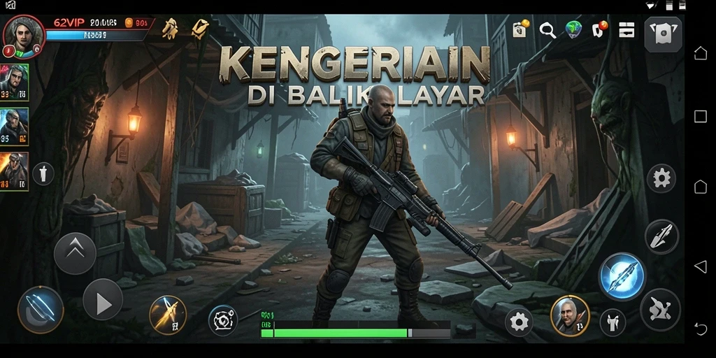 Gameplay menegangkan dengan atmosfer yang mencekam.