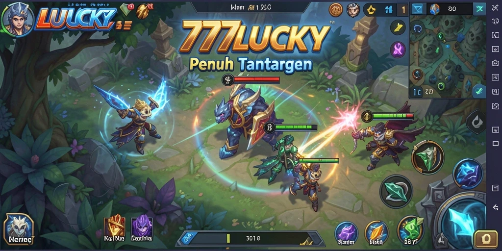 Tampilan gameplay 777LUCKY yang seru dan menantang.