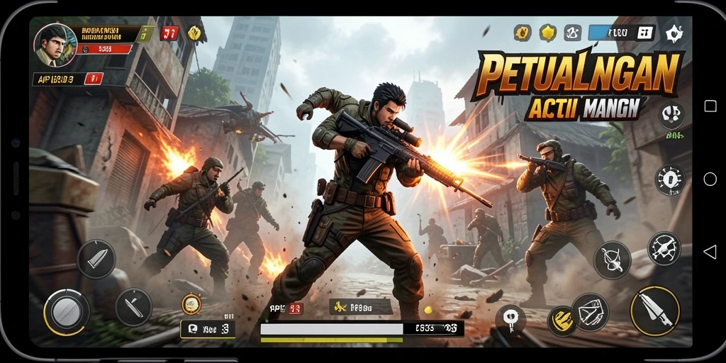 Tampilan gameplay API33 yang penuh aksi dan menegangkan.
