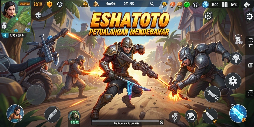 Tampilan gameplay seru dan mendebarkan di ESHATOTO.