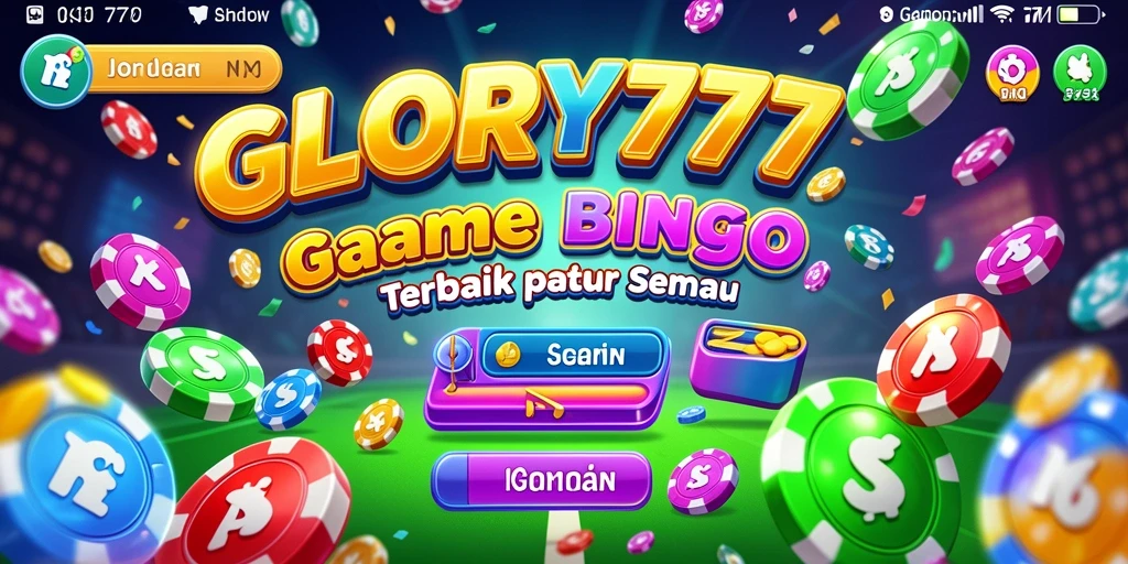 Screenshot gameplay yang menunjukkan serunya bermain Bingo di GLORY777.