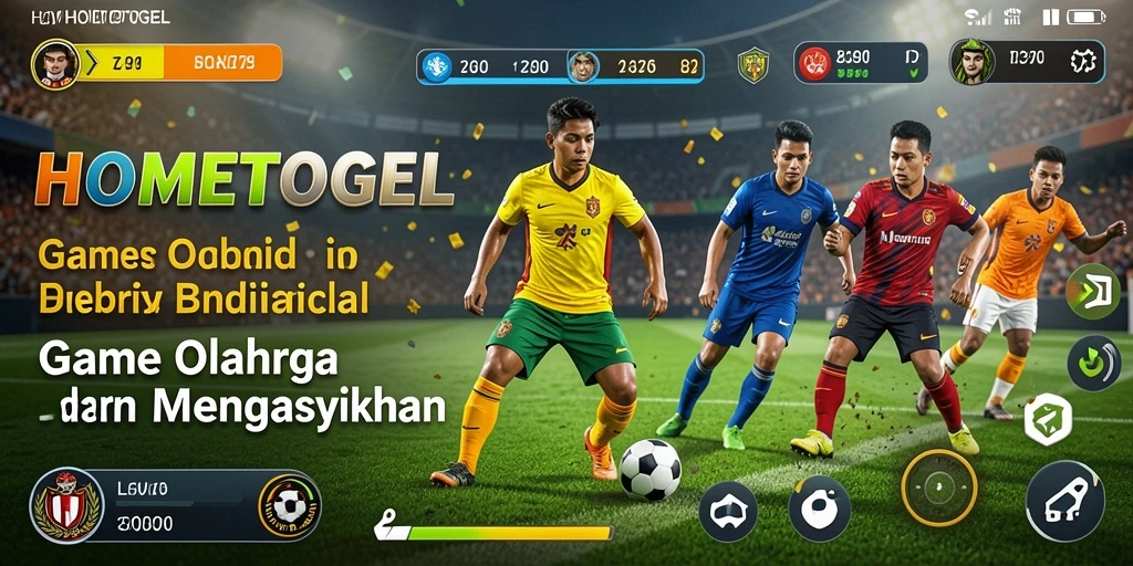Tampilan gameplay menarik dan penuh aksi dari HOMETOGEL.