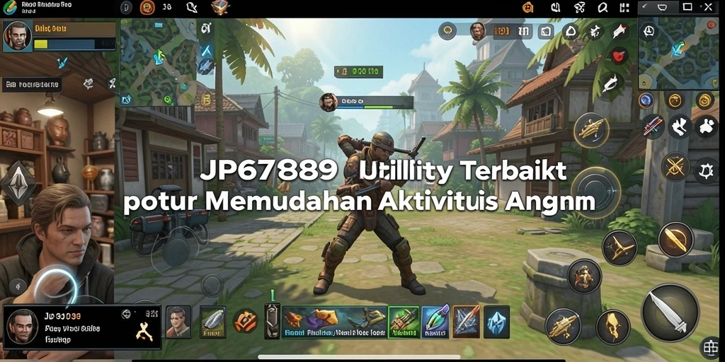 Screenshot JP6789 menampilkan tampilan antarmuka aplikasi Utility yang jelas dan mudah digunakan.
