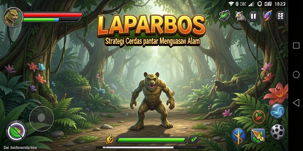 Tampilan screenshot gameplay LAPARBOS yang menantang dan strategis.