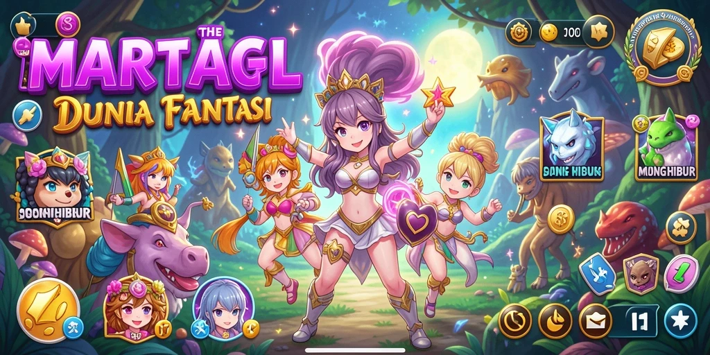 Tampilan gameplay MARIATOGEL menampilkan aksi seru dalam dunia Anime.