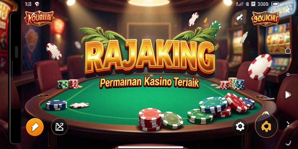 Tampilan menarik dari gameplay RAJAKING yang seru.